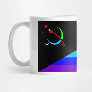 Fully Automated Luxury Gay Space Communism Flag Mug